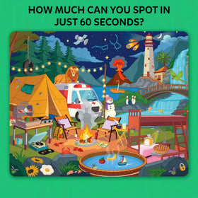 Skillmatics Who Saw What? 60 Seconds instruction manual provides easy setup guidance.