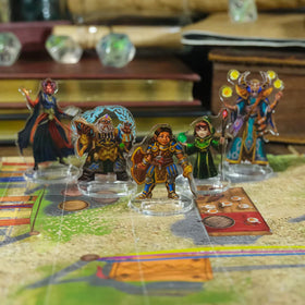 Skinny Minis human 2D miniature with classic hero vibe for campaigns.