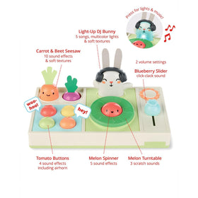 Skip Hop DJ Set tomato buttons offering bright sounds for tiny fingers