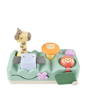 Skip Hop Geometric Wonders giraffe mallet for safe, engaging pounding play.