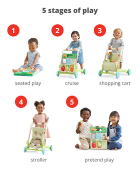 Skip Hop walker with light-up coin box encourages cause-and-effect play