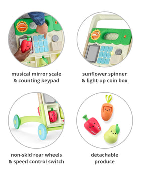 Skip Hop 5-in-1 design promotes balance and motor skills during playtime