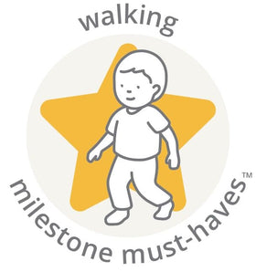 Skip Hop walker features non-skid wheels and speed control for safe exploration