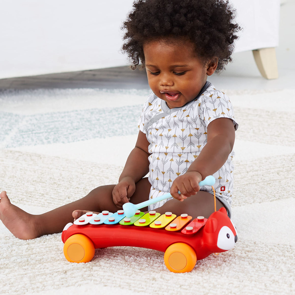 Skip Hop Xylophone Fox eight colorful keys spark melody