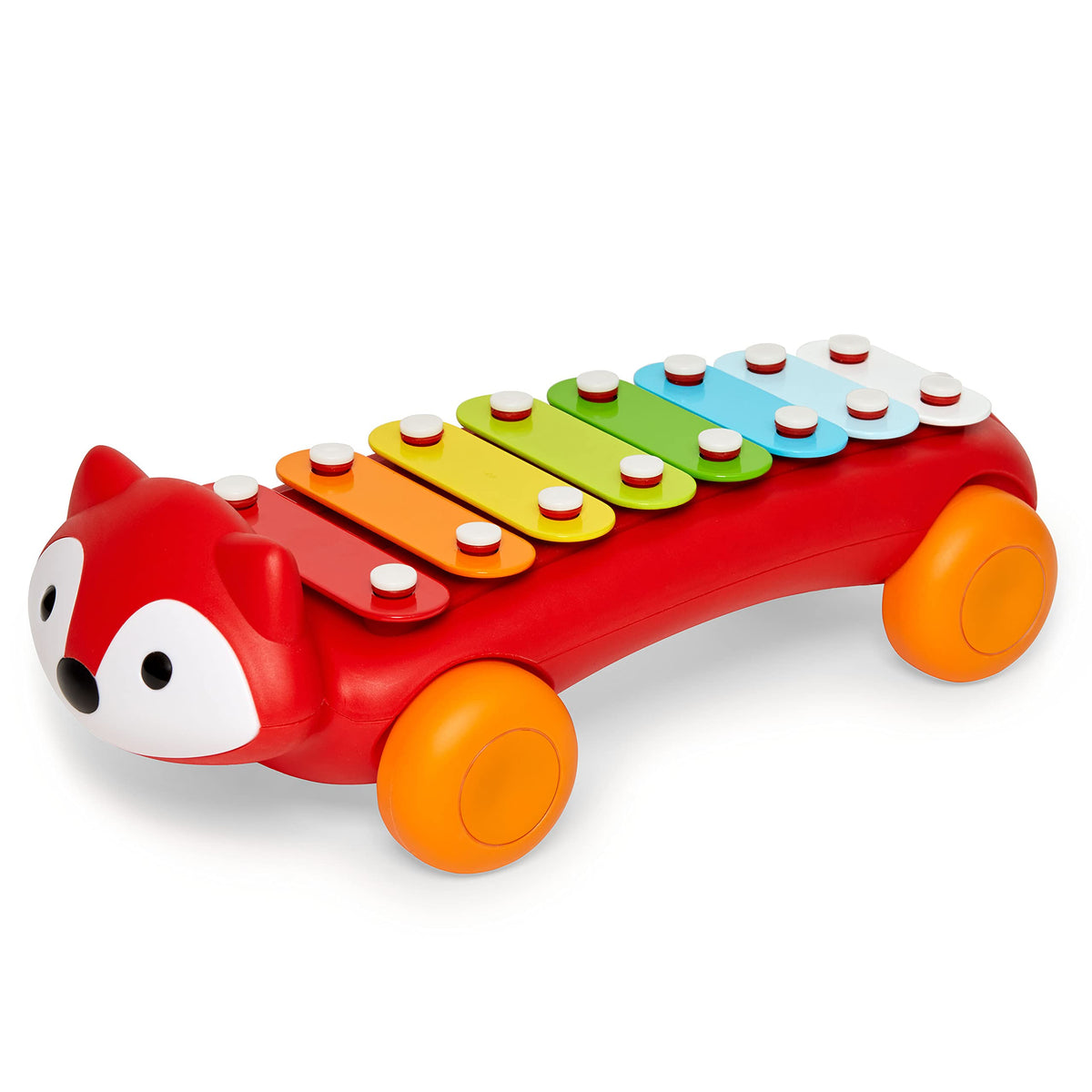 Skip Hop Xylophone Fox with eight keys for early musical exploration