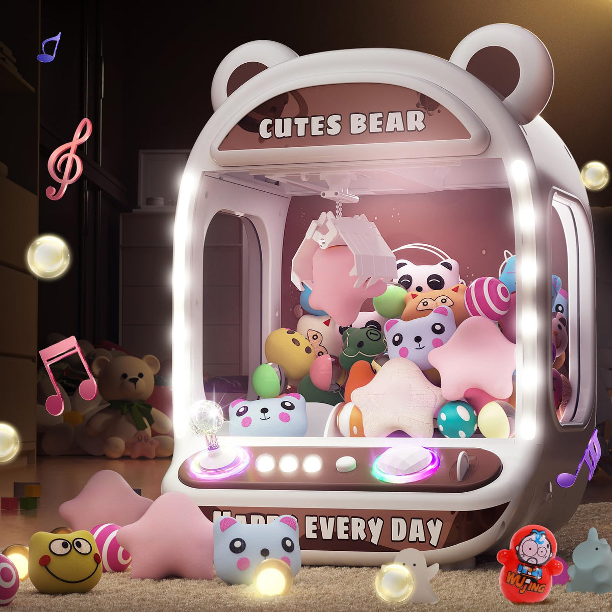 Skirfy claws machine with unicorn prizes sparks active play and coordination.