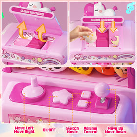 Skirfy Claws Machines built-in sound and music for exciting games.