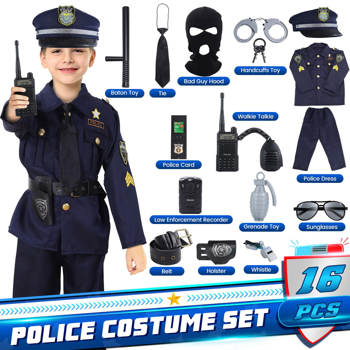 Skirfy costume card recorder and walkie-talkie for immersive scenarios