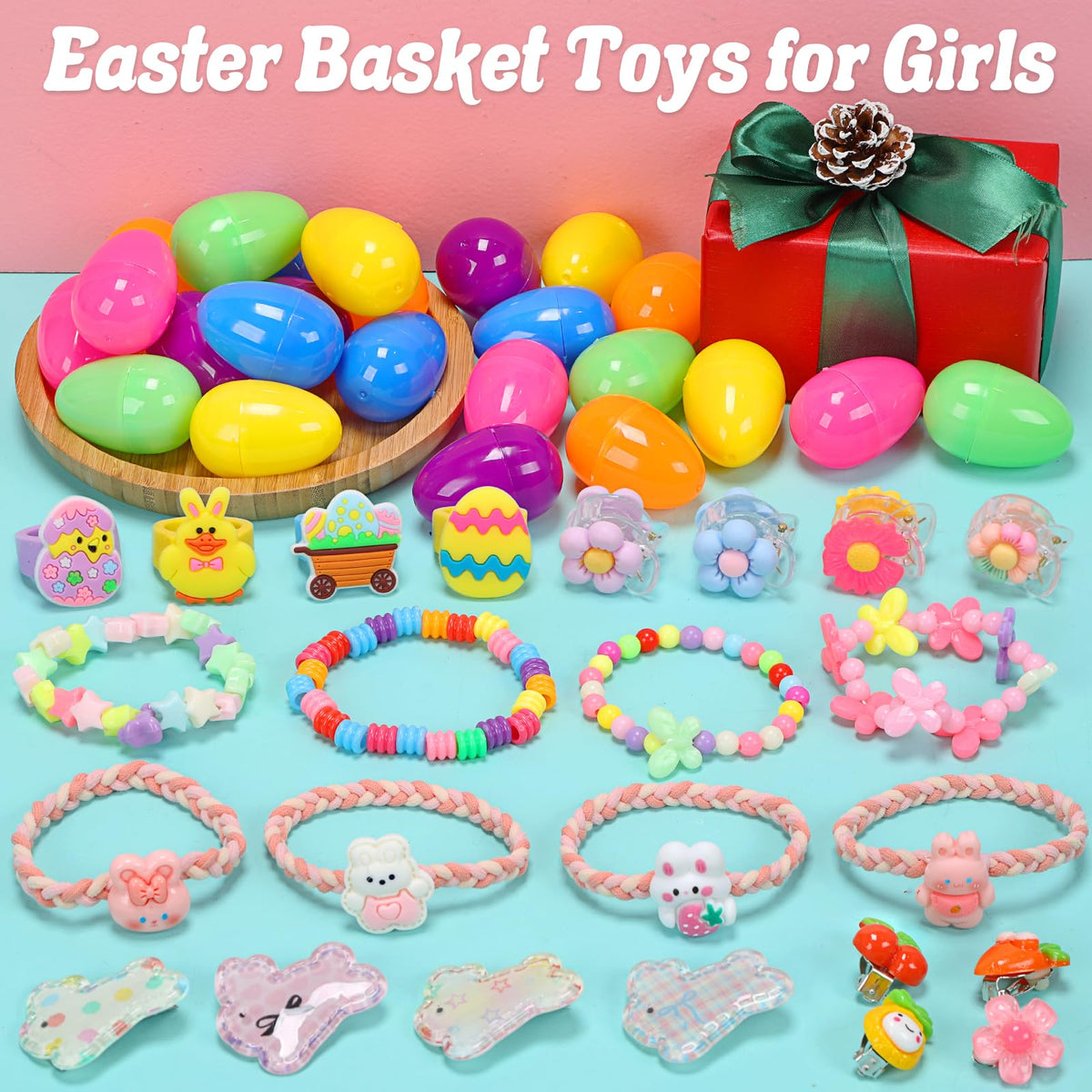 Skirfy Easter bunny hair clip sparkling for outfits