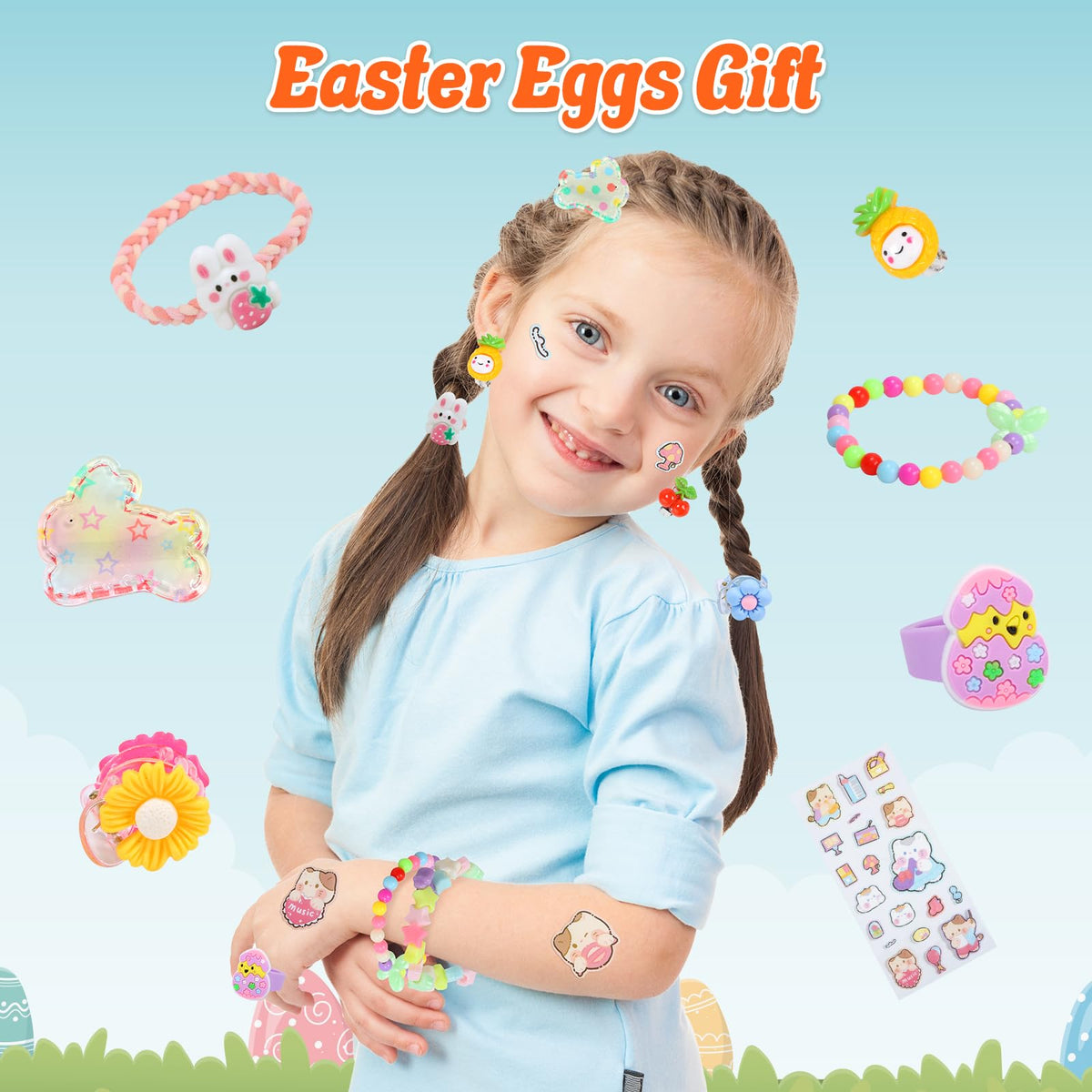 Skirfy Easter ear clip brightens looks for classroom crafts