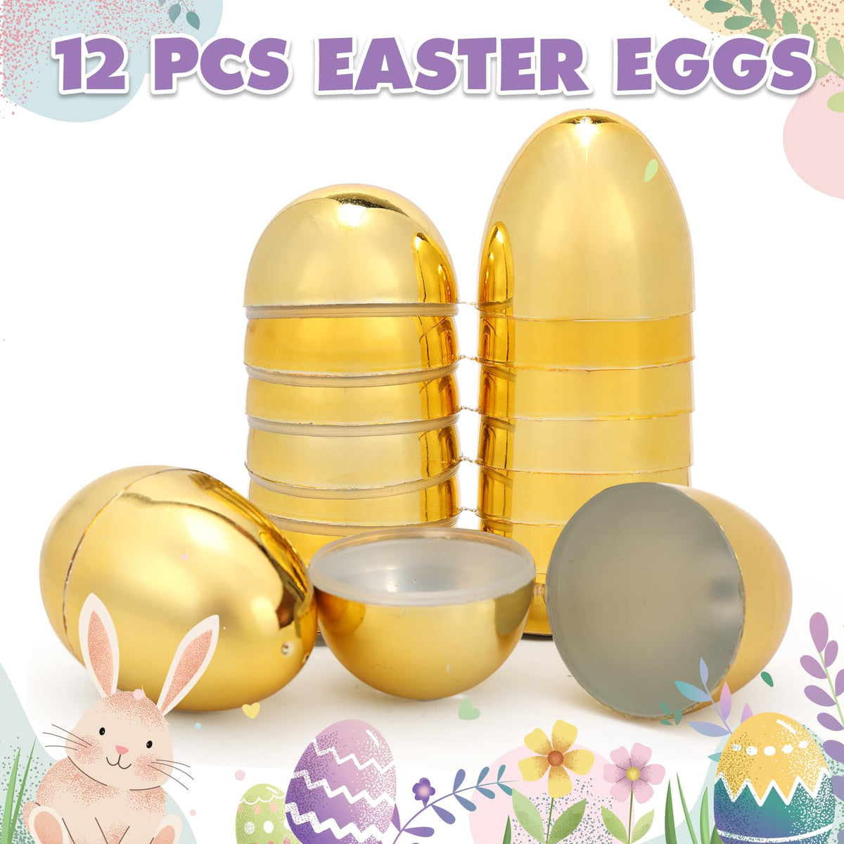 Skirfy fillable Easter egg with smooth edges for simple use