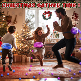 Skirfy glow-in-the-dark balls for nighttime outdoor play.
