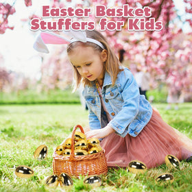Skirfy golden Easter eggs ideal as gifts or party favors