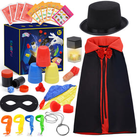 Skirfy Magic Kit prop set with six kid-safe items for easy tricks.