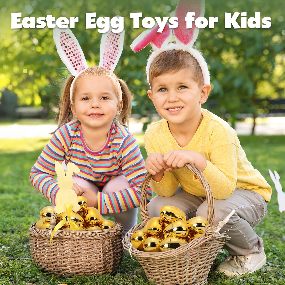 Skirfy party favor eggs for Easter egg hunts and decor