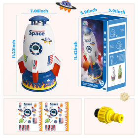 Skirfy rocket sprinkler safety design protects little hands with smooth edges