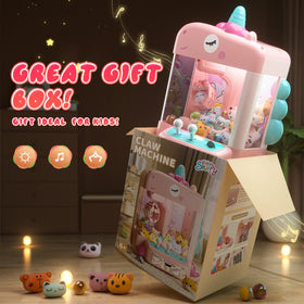 Skirfy Unicorns Claw Machine prize-dispensing action engaging children