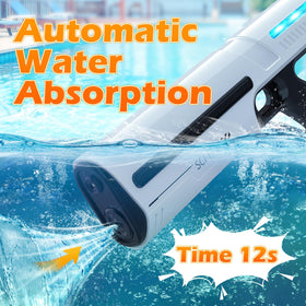 Skirfy Water Gun auto-refill keeps action nonstop.