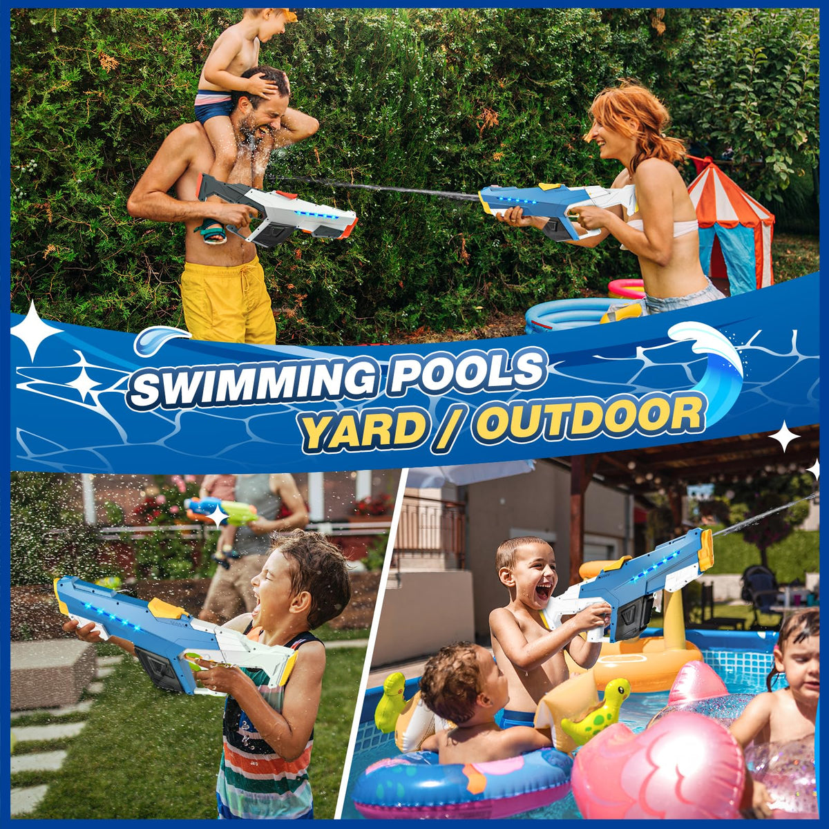 Skirfy water gun large size body with goggles included