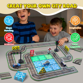 SKTMYY traffic signs guide pretend traffic