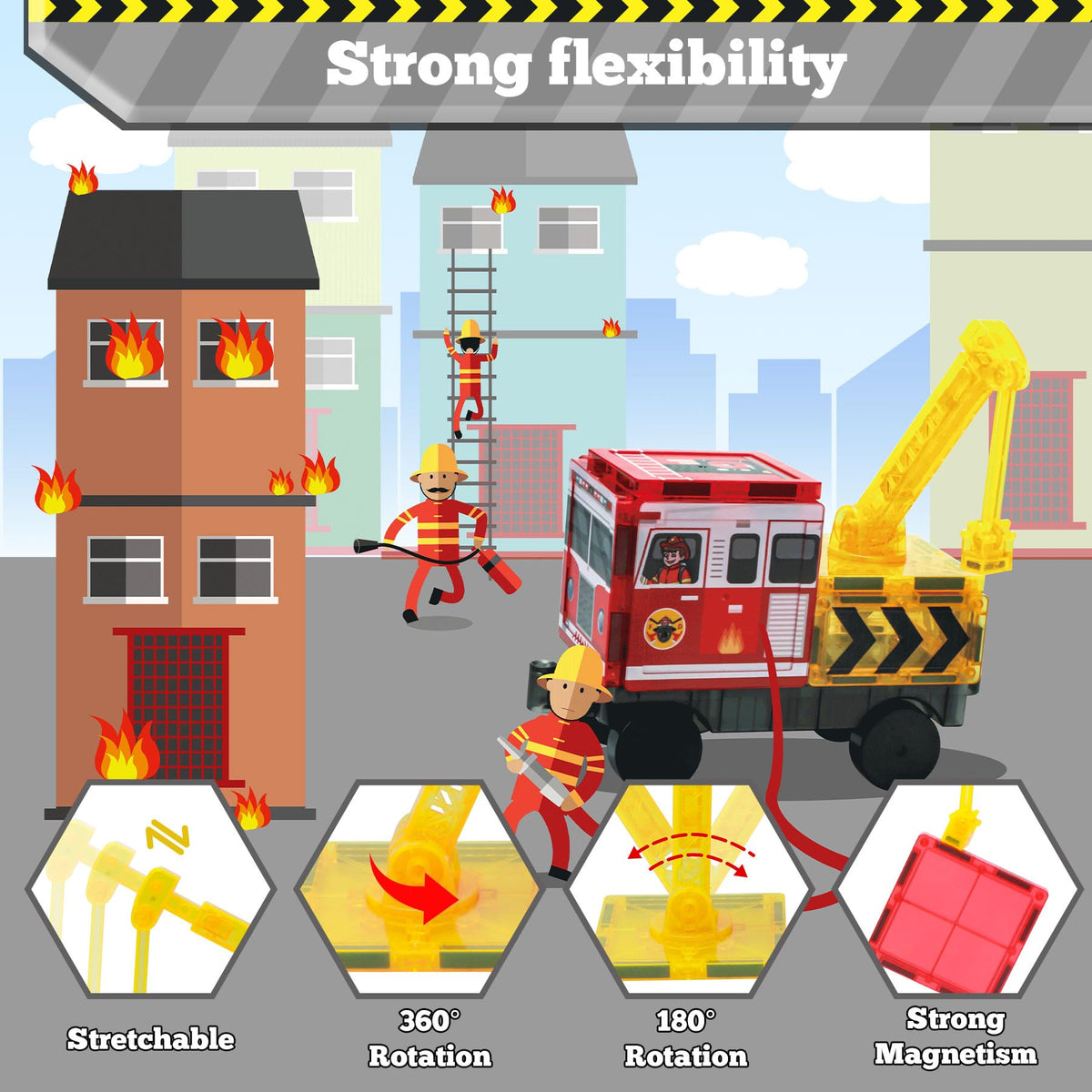 SKTMYY magnetic tiles compatibility with major brands expands creation options