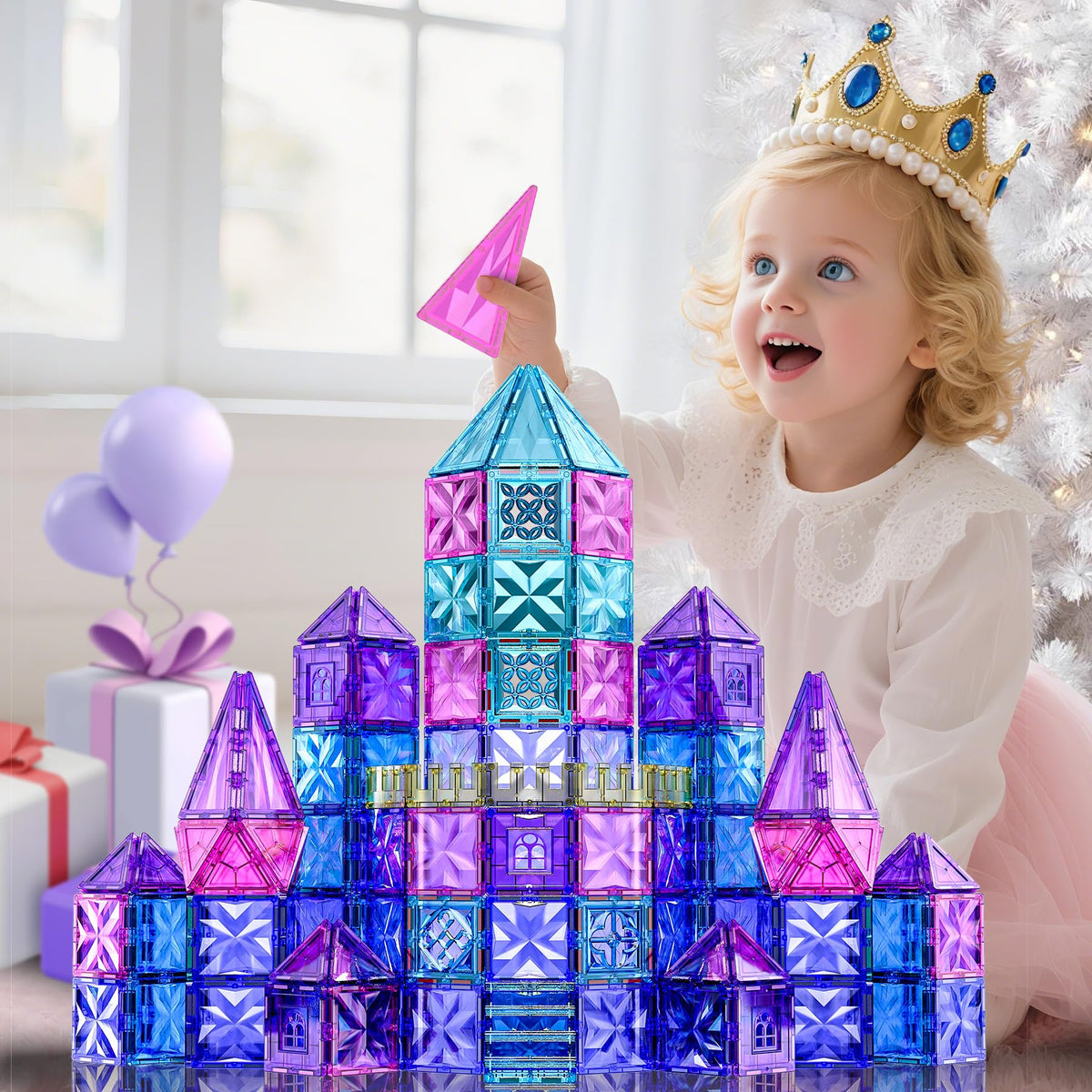 SKTMYY princess-doll tiles set invites storytelling during collaborative construction.
