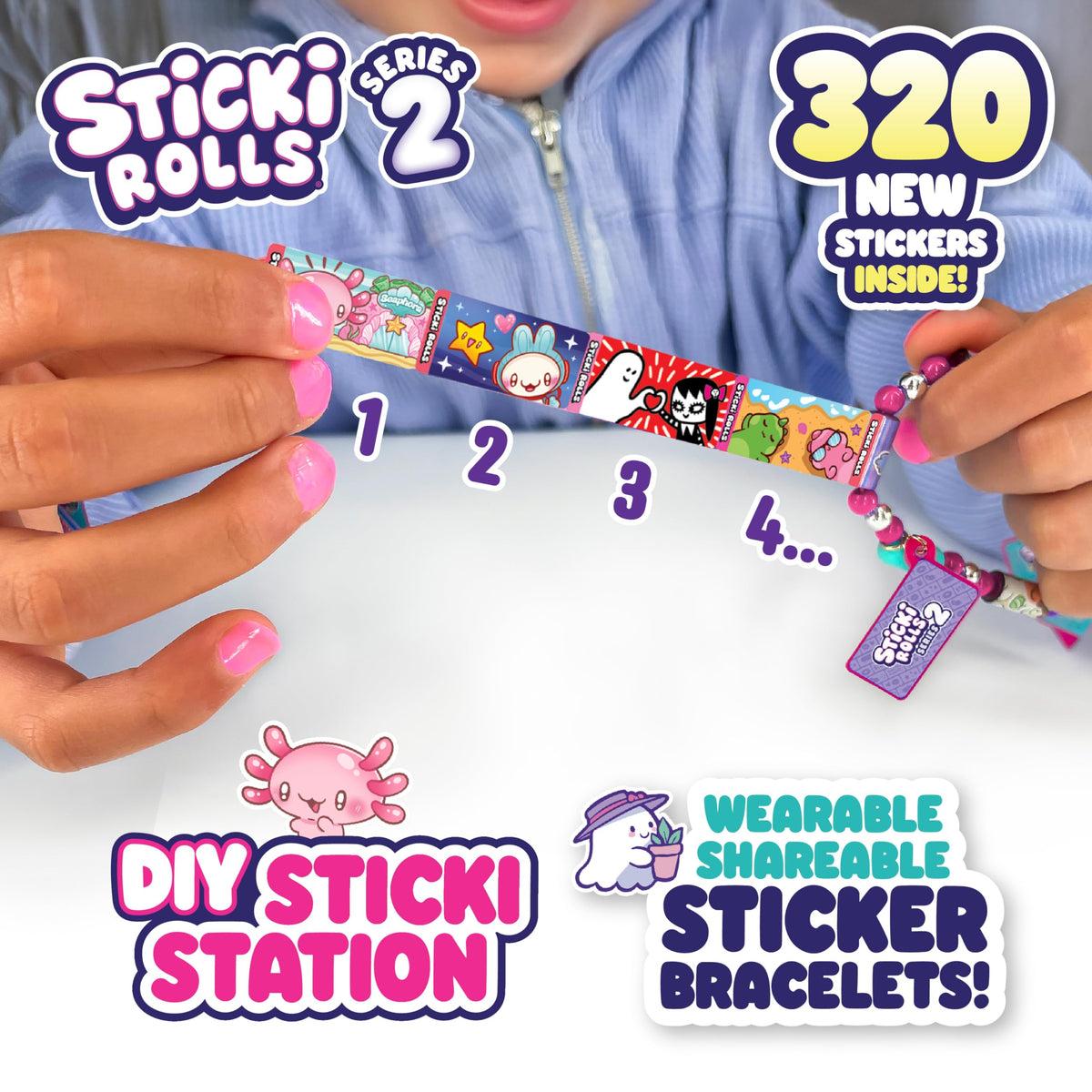 Sky Castle Sticki Bracelets assembly demonstrates DIY jewelry creation and customization