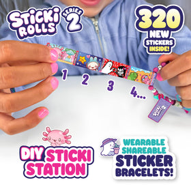 Sky Castle Sticki Bracelets assembly demonstrates DIY jewelry creation and customization