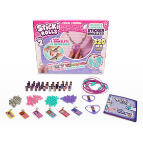 Sky Castle Sticki Station pack cover shows the wearable sticker jewelry kit for creative crafting