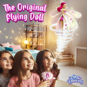Sky Dancers Fuchsia Fantasy pull-string action boosting active play