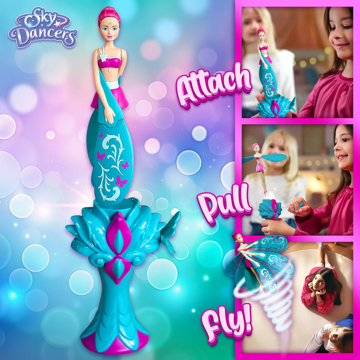 Sky Dancers Turquoise Twinkle unboxing gift ideal for kids