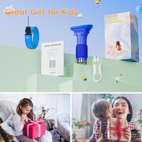 Gift-ready SKYBASIC microscope for curious kids and families
