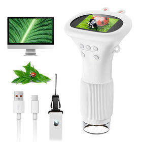 SKYBASIC microscope with 2-inch display helps kids view specimens clearly