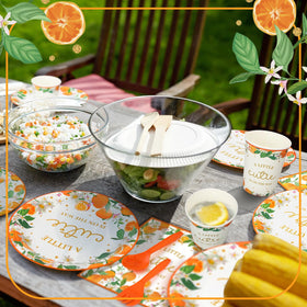 Skybooly orange cups for mess-free drinks and easy cleanup