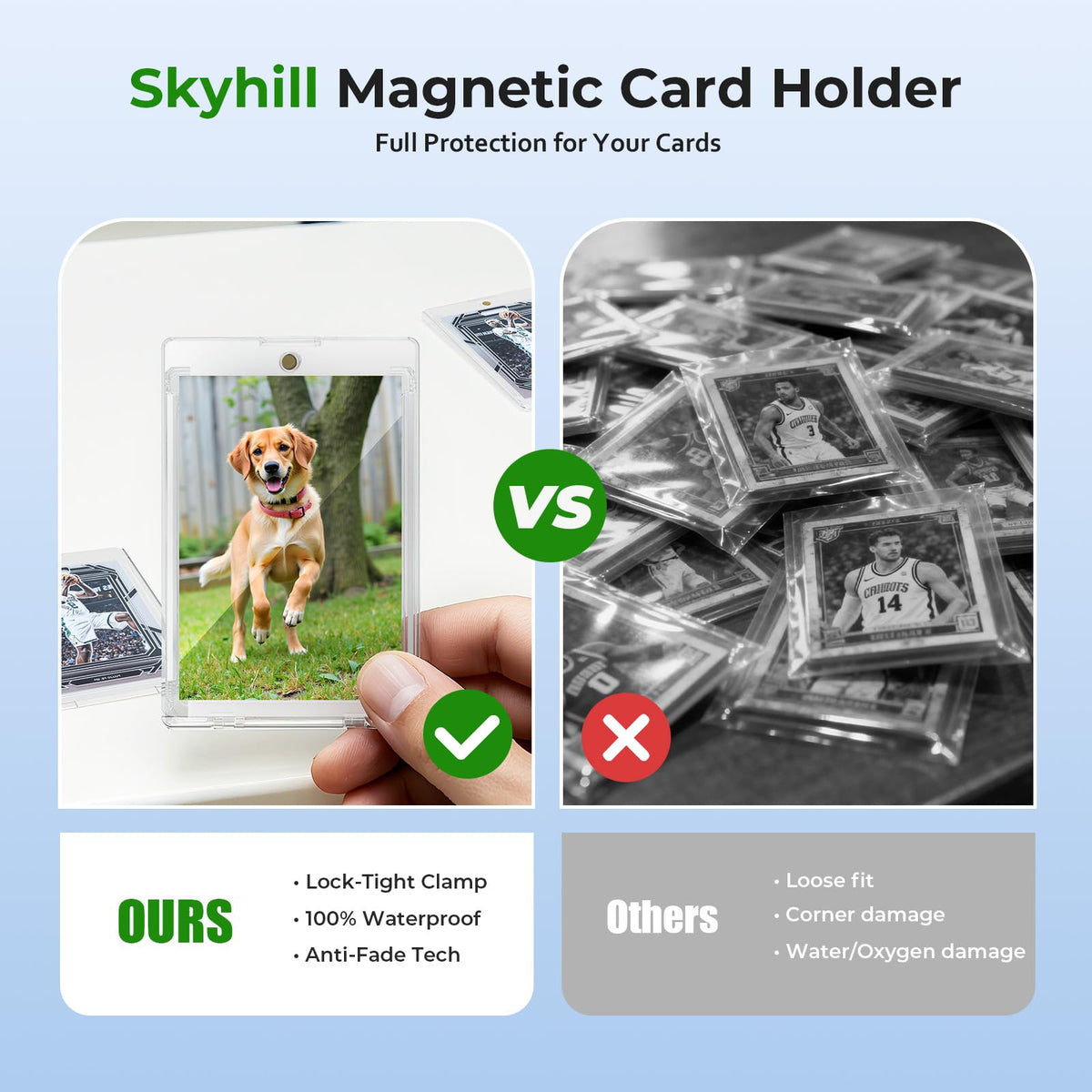Skyhill slim 0.18-inch design stacks efficiently and stays portable