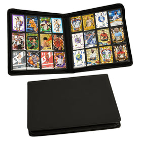 SKYHJK Card Binder interior spreads showing dual-sided pockets for easy access.