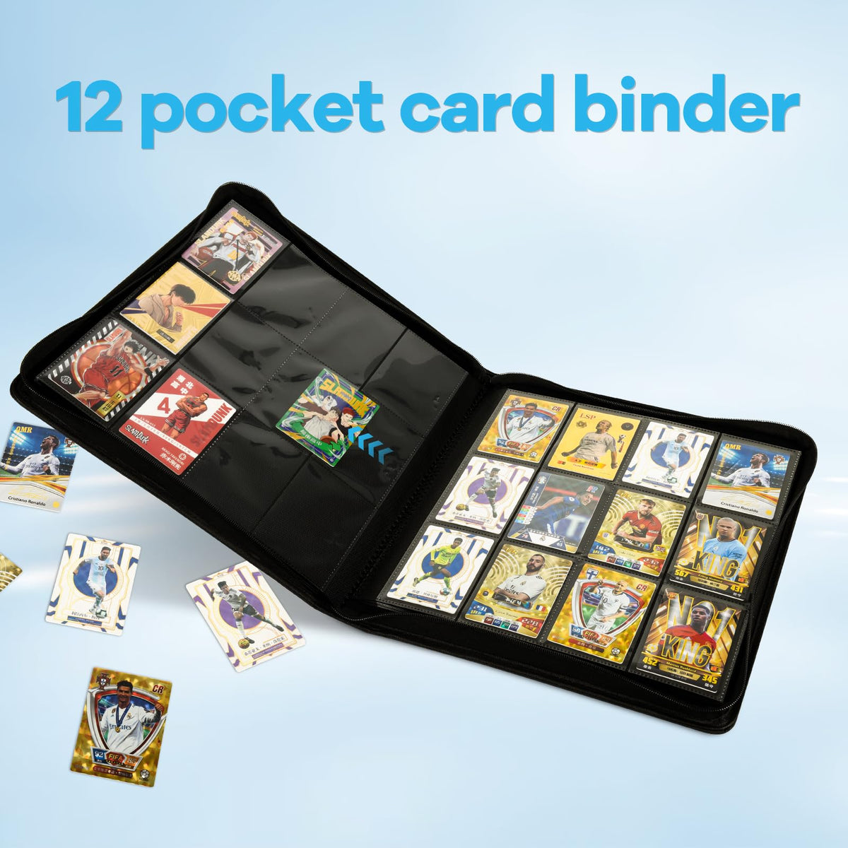 SKYHJK Card Binder leather texture adds durable protection and style.