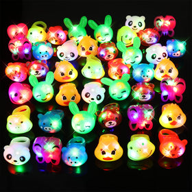 Skylety panda jelly ring lights up for vibrant party favors and glow play.