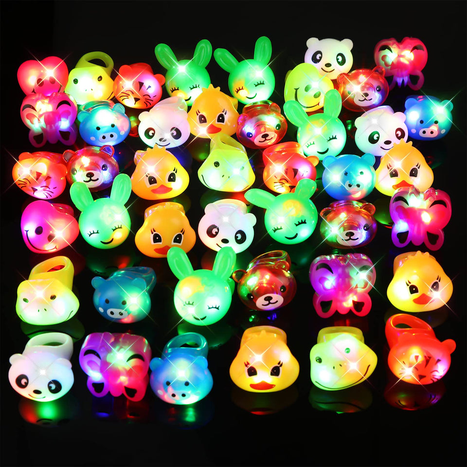 Skylety panda jelly ring lights up for vibrant party favors and glow play.