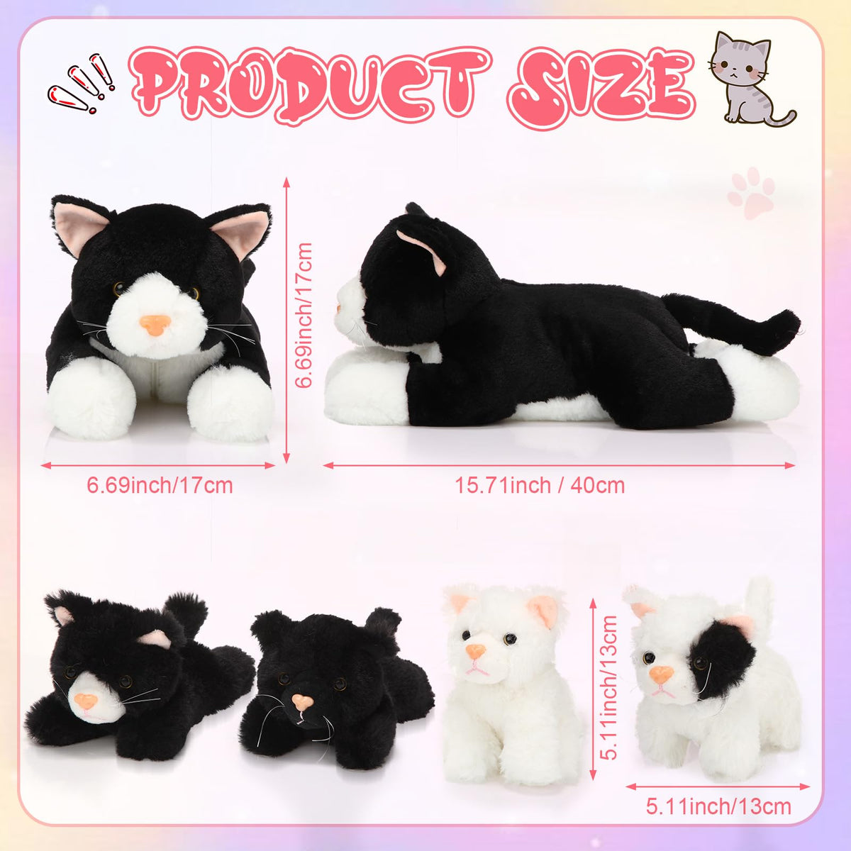 Skylety belly pocket design shows kitten inside and easy storage.