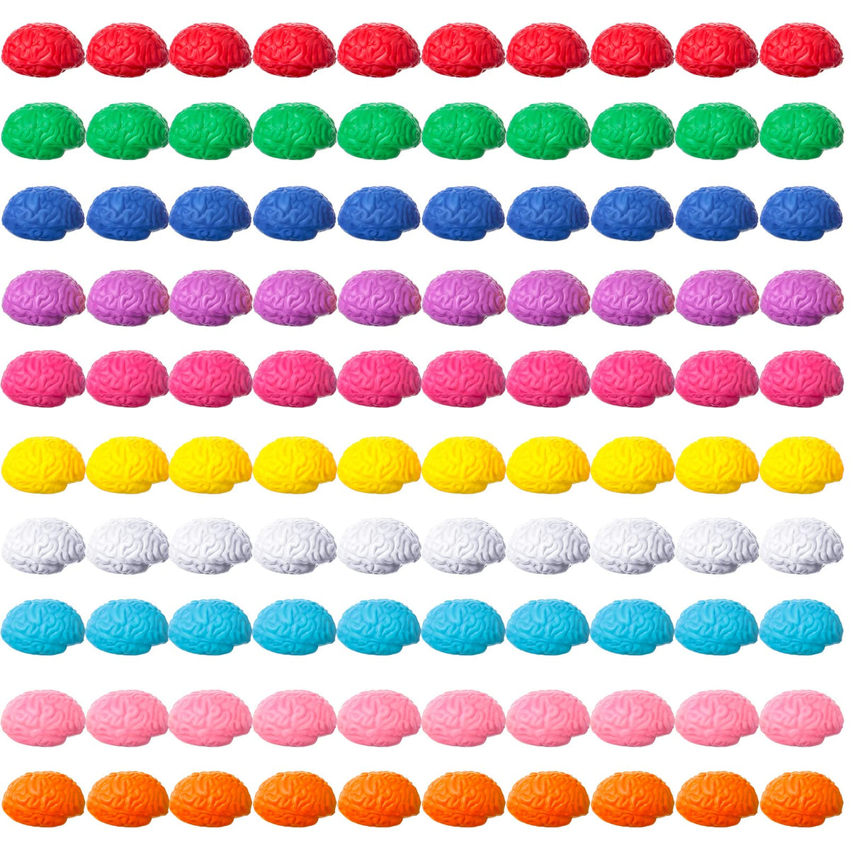 Skylety brain stress ball multi-color pack for desk relaxation and focus