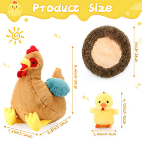 Skylety henhouse prop enhances pretend farm decor and storage.
