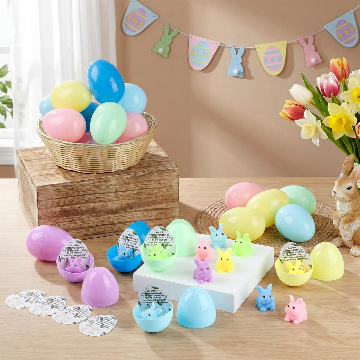 Skylety greeting cards and bunny toys create thoughtful Christian Easter gifts