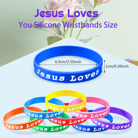 Skylety colorful Christian wristbands with unisex fit for any outfit