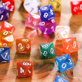 Skylety black velvet pouch keeps dice neat and portable