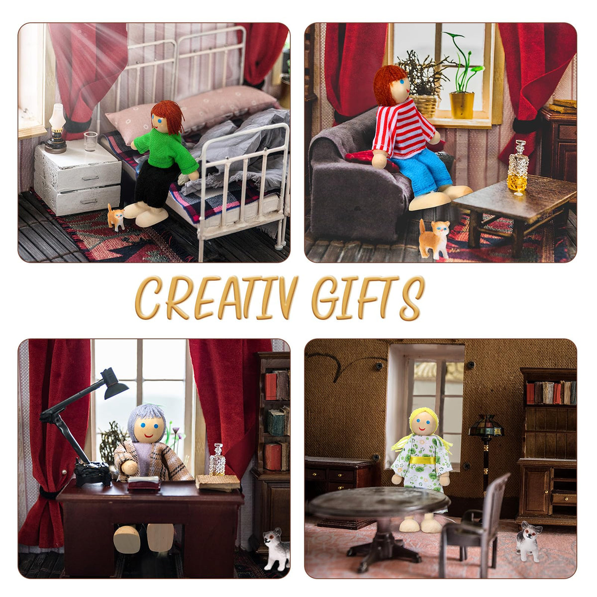 Skylety dollhouse set ideal for everyday pretend play and storytelling