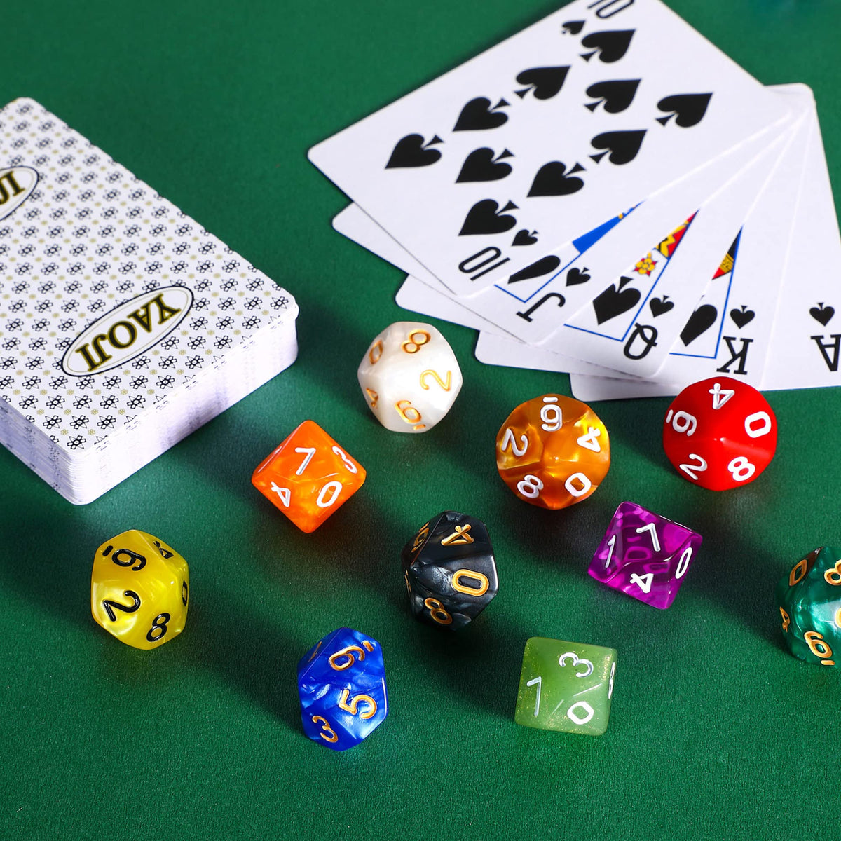 Skylety durable acrylic dice resist fading and last for sessions