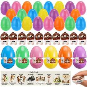 Skylety Easter stress balls with Jesus figurines for church outreach and gifting