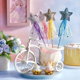 Skylety wand with gauze decoration for a shimmering effect.