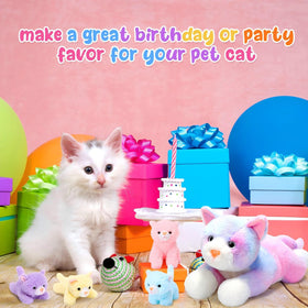 Skylety fluffy kittens gift-ready display for holidays or birthdays